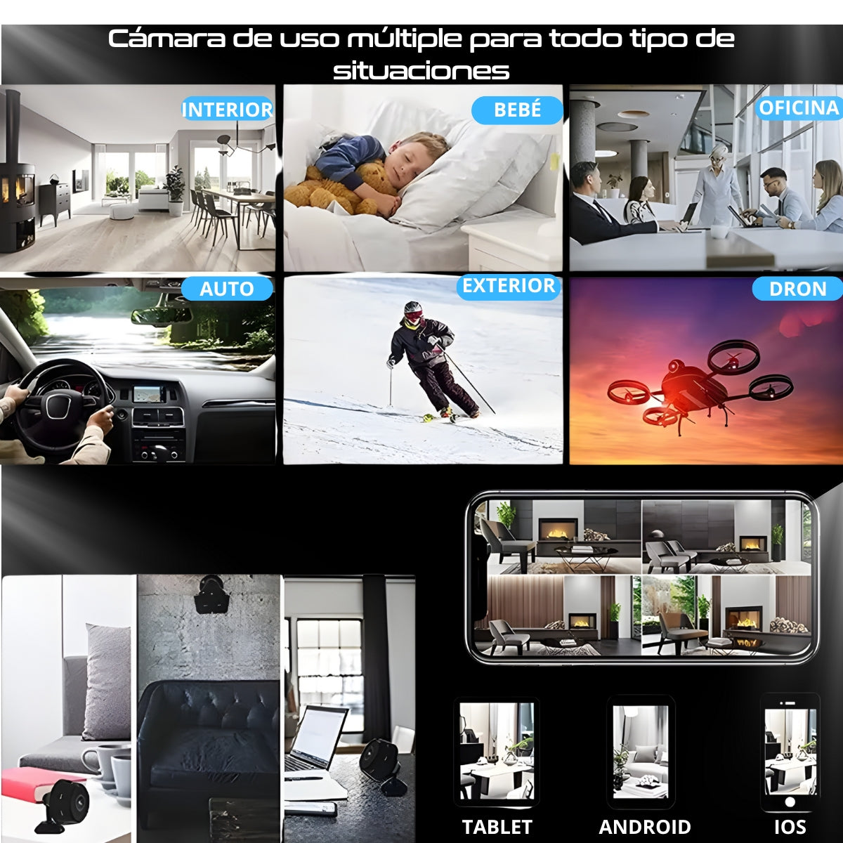 Black Friday Mini Cámara A9 - Paga 1 | Llévate 2